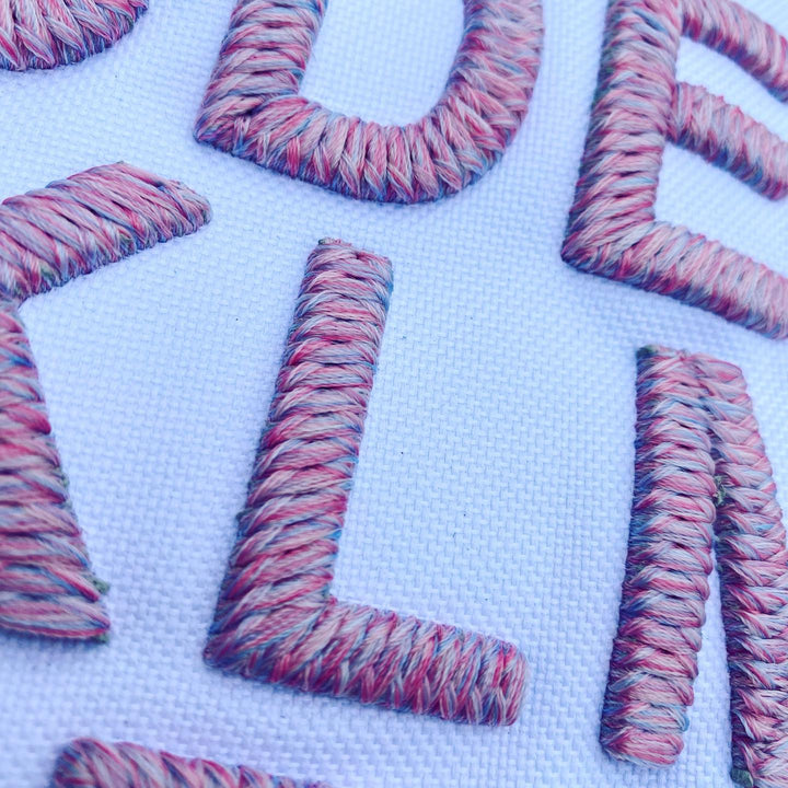 Chunky Rope 3D Puff – Cap Lettering in Twisted Braided Rope Style | Hand Finished in Dubai | EmbroMania