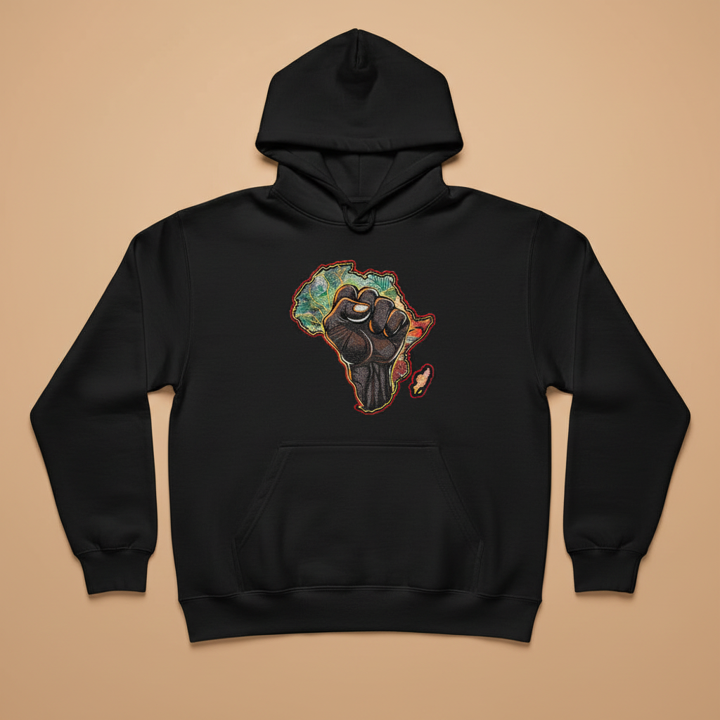 African Pride — Embroidered Hoodie