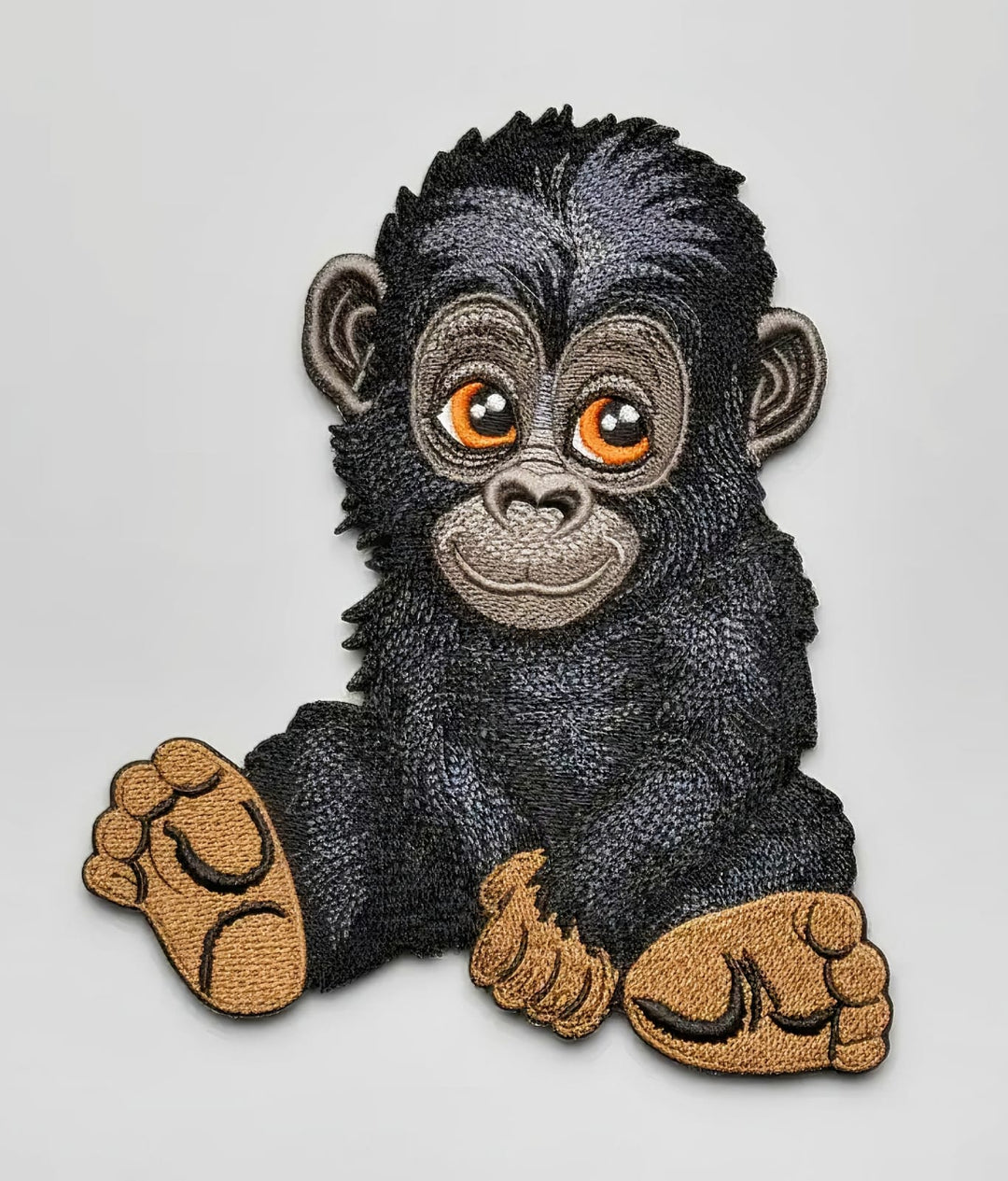 Baby Gorilla Machine Embroidered Sweatshirt – Hand Finished in Dubai | EmbroMania
