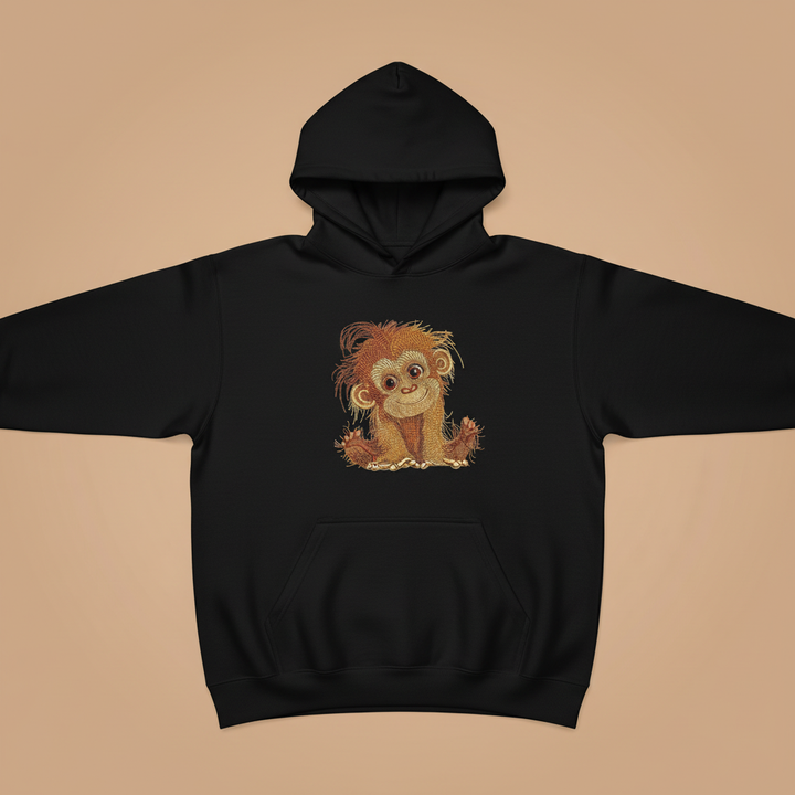 Cute Orangutan — Embroidered Hoodie