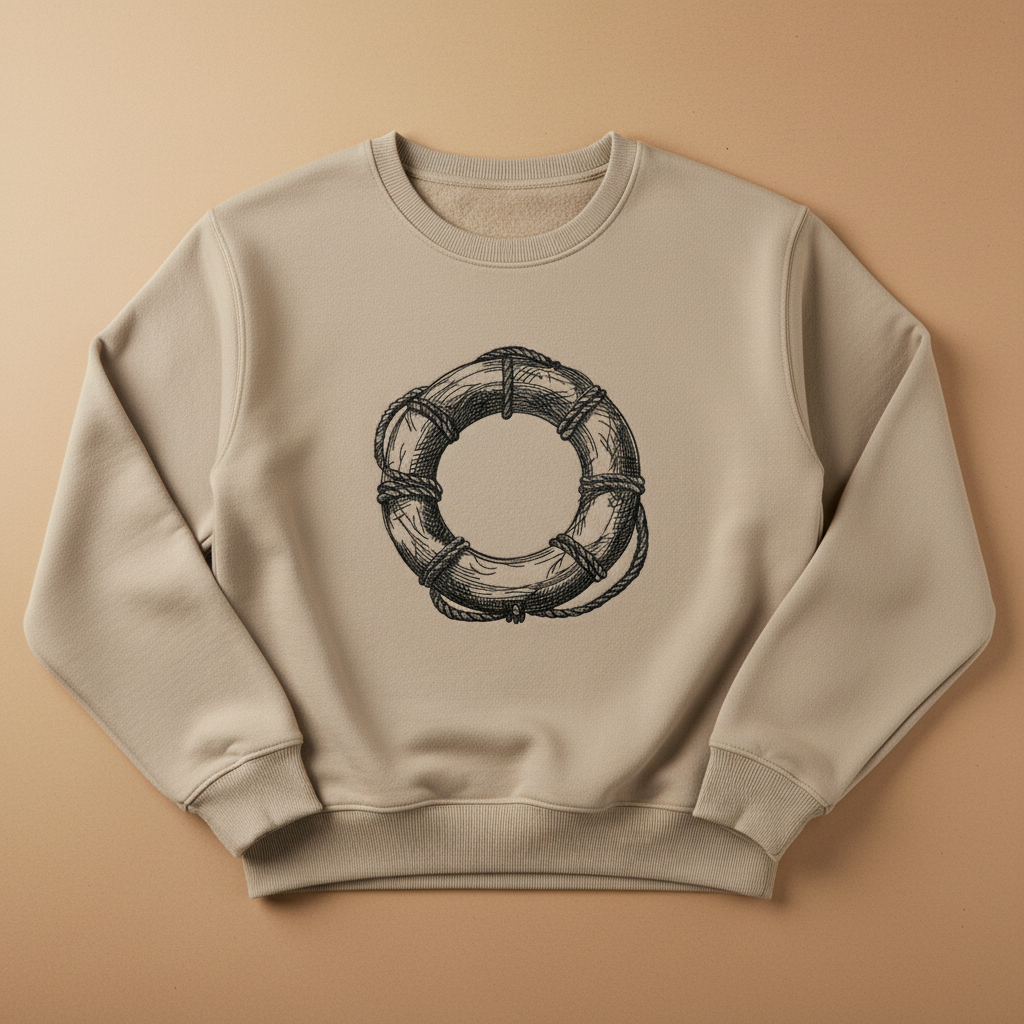 Boney Machine Embroidered Sweatshirt – Hand Finished in Dubai | EmbroMania