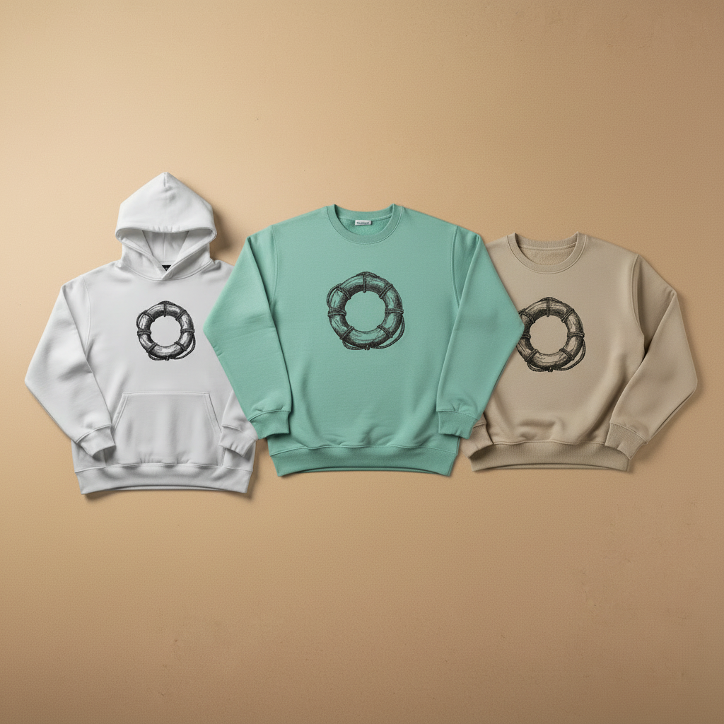 Boney Machine Embroidered Sweatshirt – Hand Finished in Dubai | EmbroMania