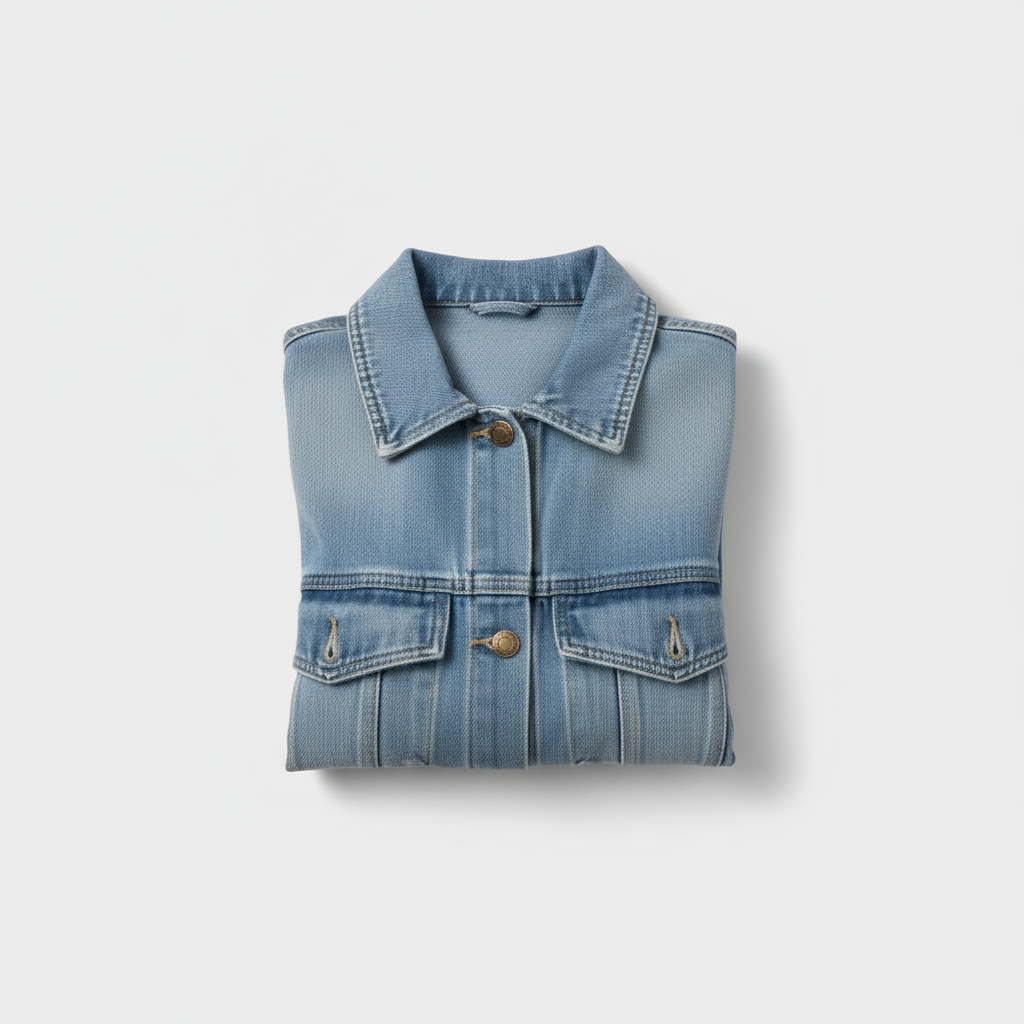 Denim Rebel Machine Embroidered Denim Vest – Hand Finished in Dubai | EmbroMania