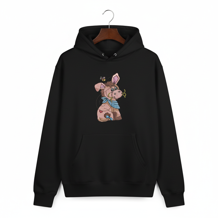 Donkey &amp; Bee Machine Embroidered Sweatshirt – Hand Finished in Dubai | EmbroMania