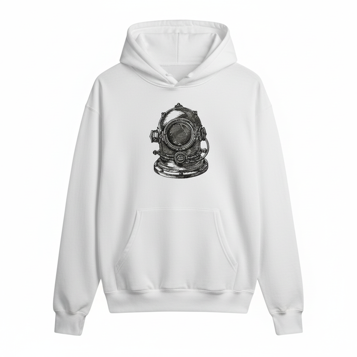 Nautical Helmet Machine Embroidered Sweatshirt – Hand Finished in Dubai | EmbroMania