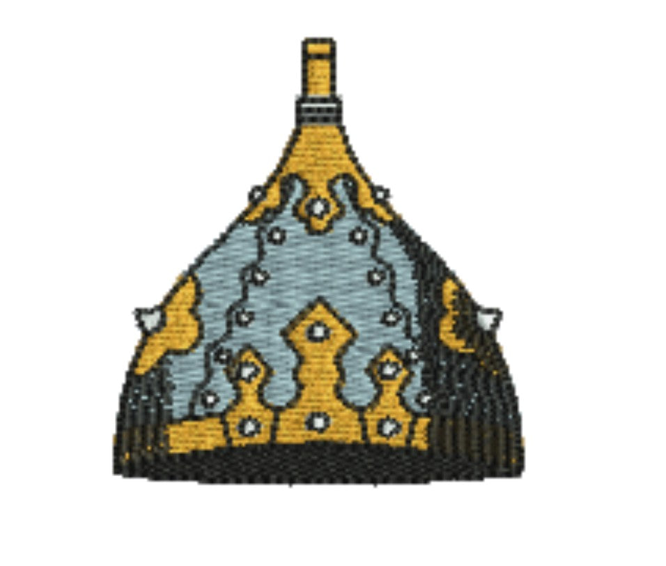 Warrior Helmets Viking &amp; Knight Machine Embroidered Patch – Hand Finished in Dubai | EmbroMania