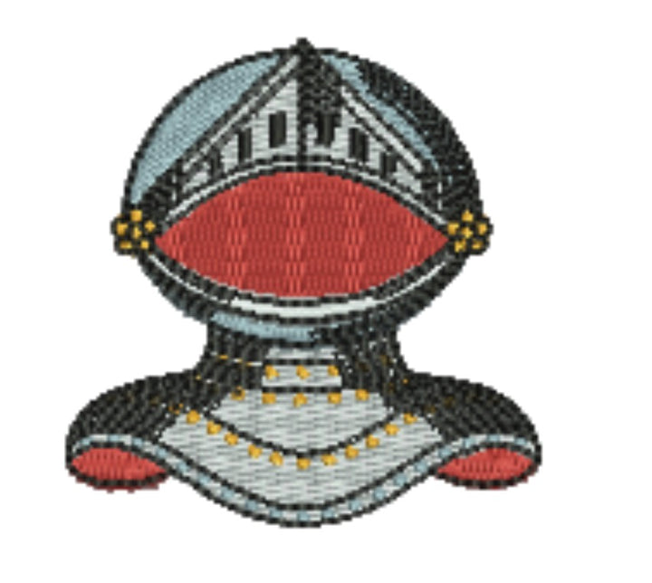 Warrior Helmets Viking &amp; Knight Machine Embroidered Patch – Hand Finished in Dubai | EmbroMania