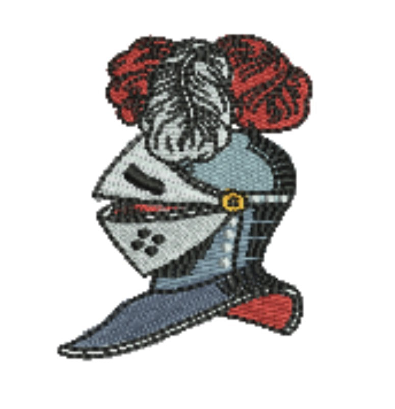 Warrior Helmets Viking &amp; Knight Machine Embroidered Patch – Hand Finished in Dubai | EmbroMania