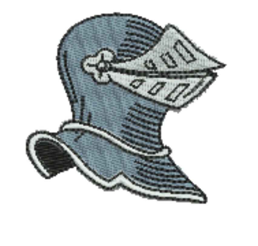 Warrior Helmets Viking &amp; Knight Machine Embroidered Patch – Hand Finished in Dubai | EmbroMania