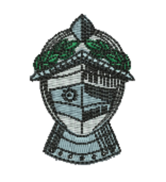 Warrior Helmets Viking &amp; Knight Machine Embroidered Patch – Hand Finished in Dubai | EmbroMania
