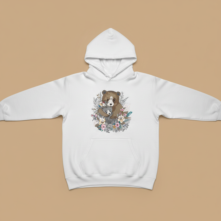 Mother &amp; Cub — Embroidered Hoodie
