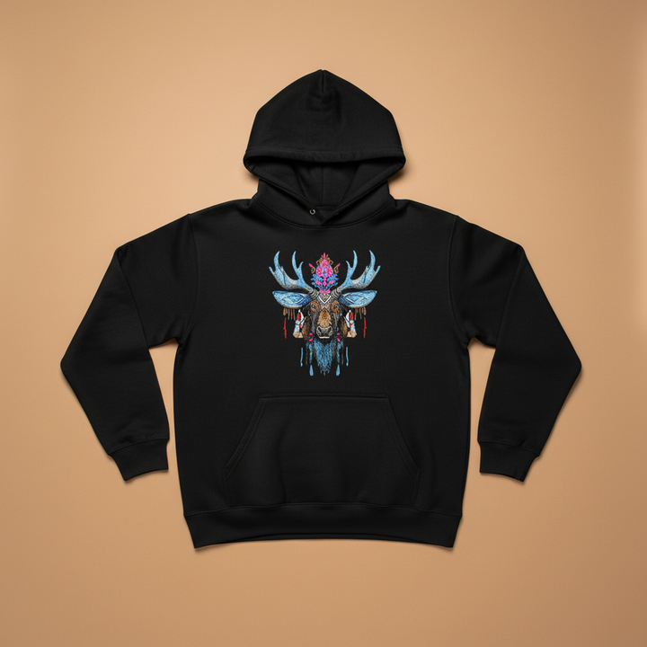 Mystic Moose — Embroidered Hoodie