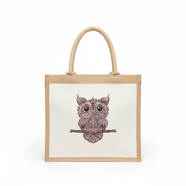 Wise Owl Perch Machine Embroidered Sweatshirt – Hand Finished in Dubai | EmbroMania