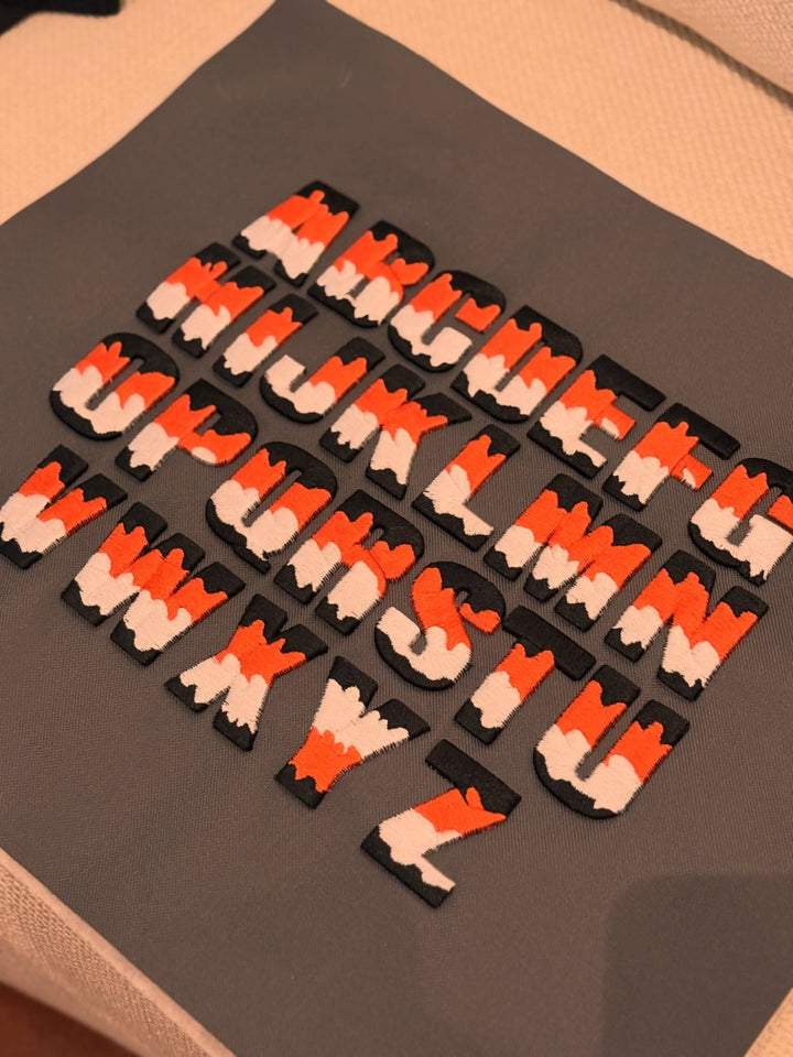 Tri-Stack Puff — Custom Cap Font