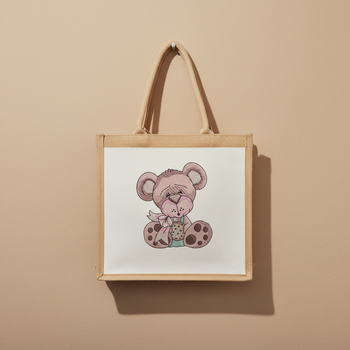 Teddy Bear Cookie Machine Embroidered Sweatshirt – Hand Finished in Dubai | EmbroMania