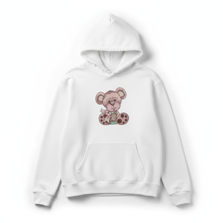 Teddy Bear Cookie Machine Embroidered Sweatshirt – Hand Finished in Dubai | EmbroMania
