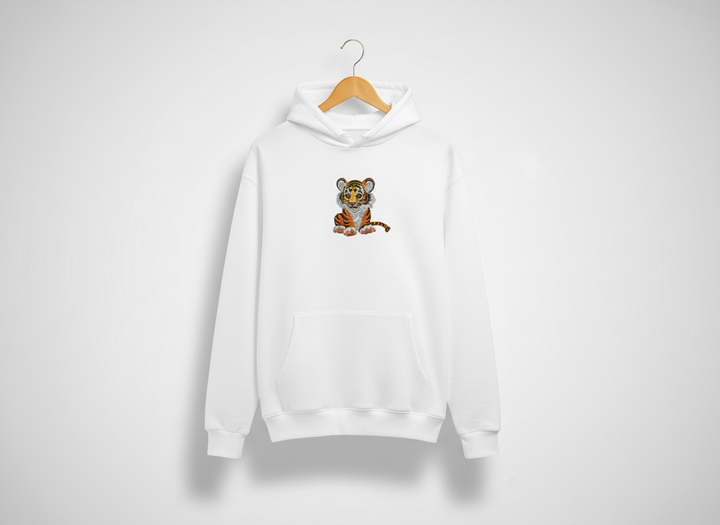 Baby Tiger — Embroidered Hoodie