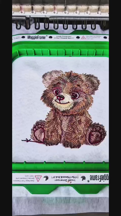 Baby Brown Bear — Embroidered Hoodie